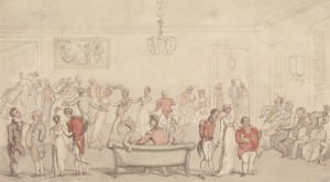 Elegant Company Dancing (undated). Thomas Rowlandson (1756-1827, British). Yale Center for British Art, Paul Mellon Collection