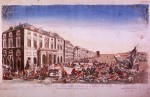 “Vue du Port de Marceille prise de l’Hotel de Ville Dessine du temps de la peste en 1720.”  National Library of Medicine. 