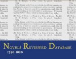 <em>The Novels Reviewed Database, 1790-1820 (NRD)</em>