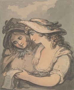 Thomas Rowlandson, 1756–1827, British, The Ballad Singers, undated, Watercolor and graphite with pen and black ink on moderately thick, moderately textured, cream laid paper, Yale Center for British Art, Paul Mellon Collection, B1977.14.367.